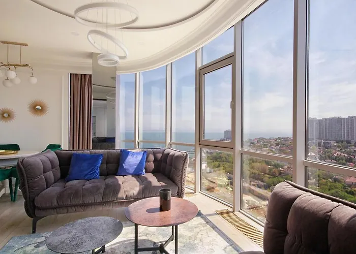 L Panoramic Sea View 1 Bedroom Luxury Arcadia Apartament